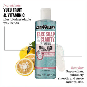 Soap & Glory Face Soap & Clarity 3-in-1 Cleansing Gel back view