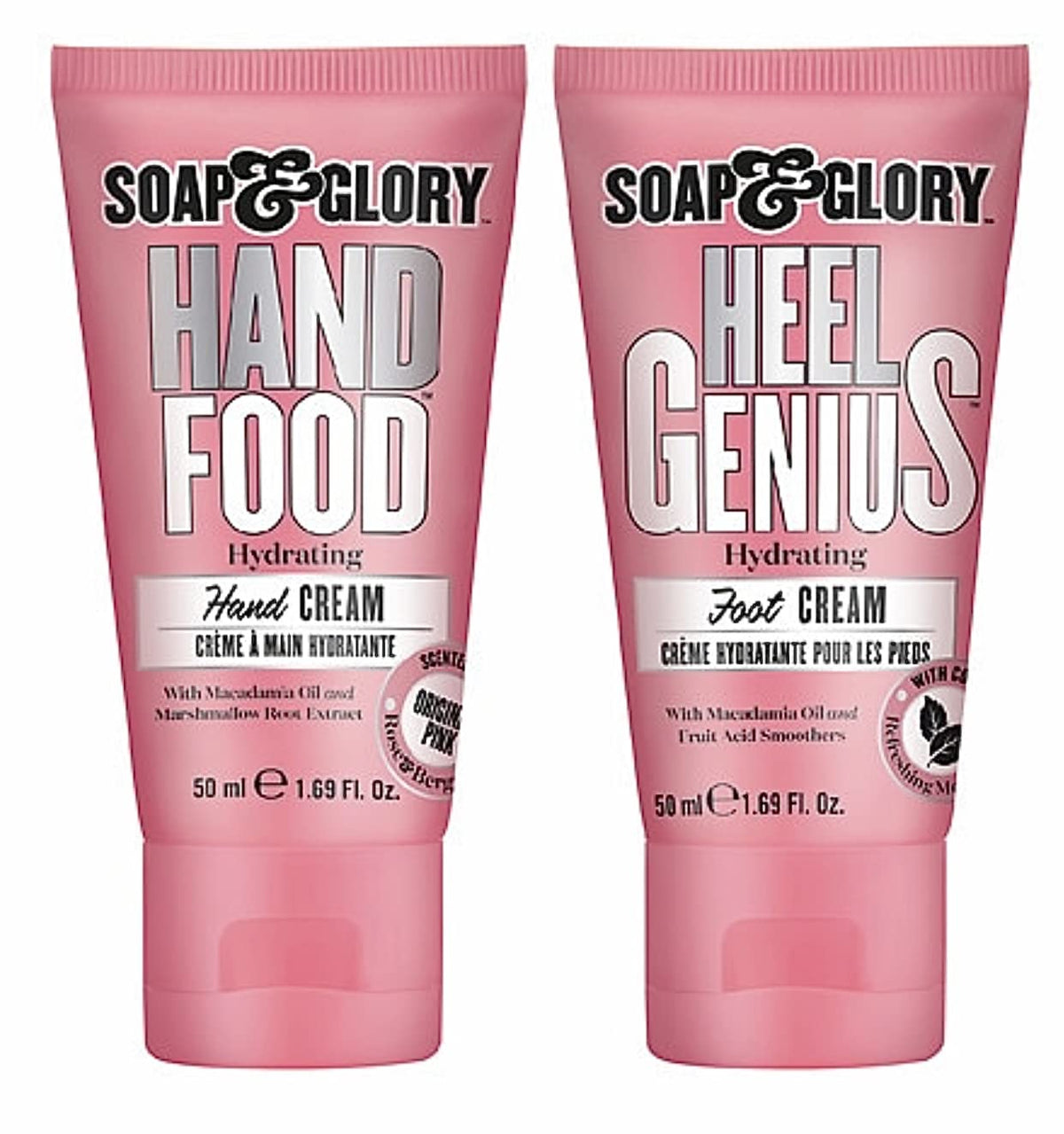 Soap & Glory Wait on Hand and Foot Gift Set front view with hand and foot creams