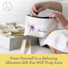 Soap Saver Pouch and Makeup Bag from Lizush Citrus Spa Set