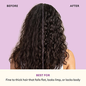Soapbox Biotin & Super Fruit Shampoo and Conditioner set with ingredients