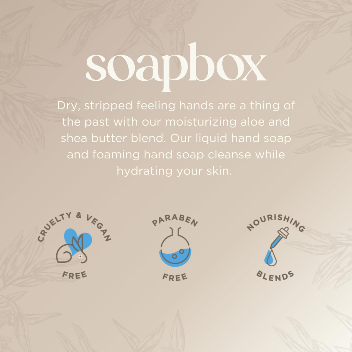 Soapbox Coconut Milk & Sandalwood Liquid Hand Soap in use at a kitchen sink