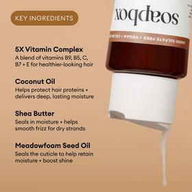 Soapbox Coconut & Shea Conditioner texture close-up