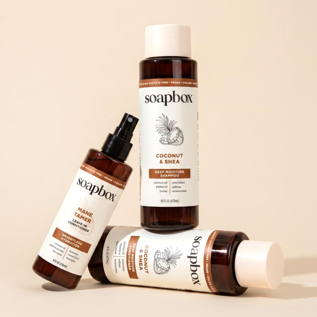 Soapbox Coconut & Shea Shampoo ingredients list