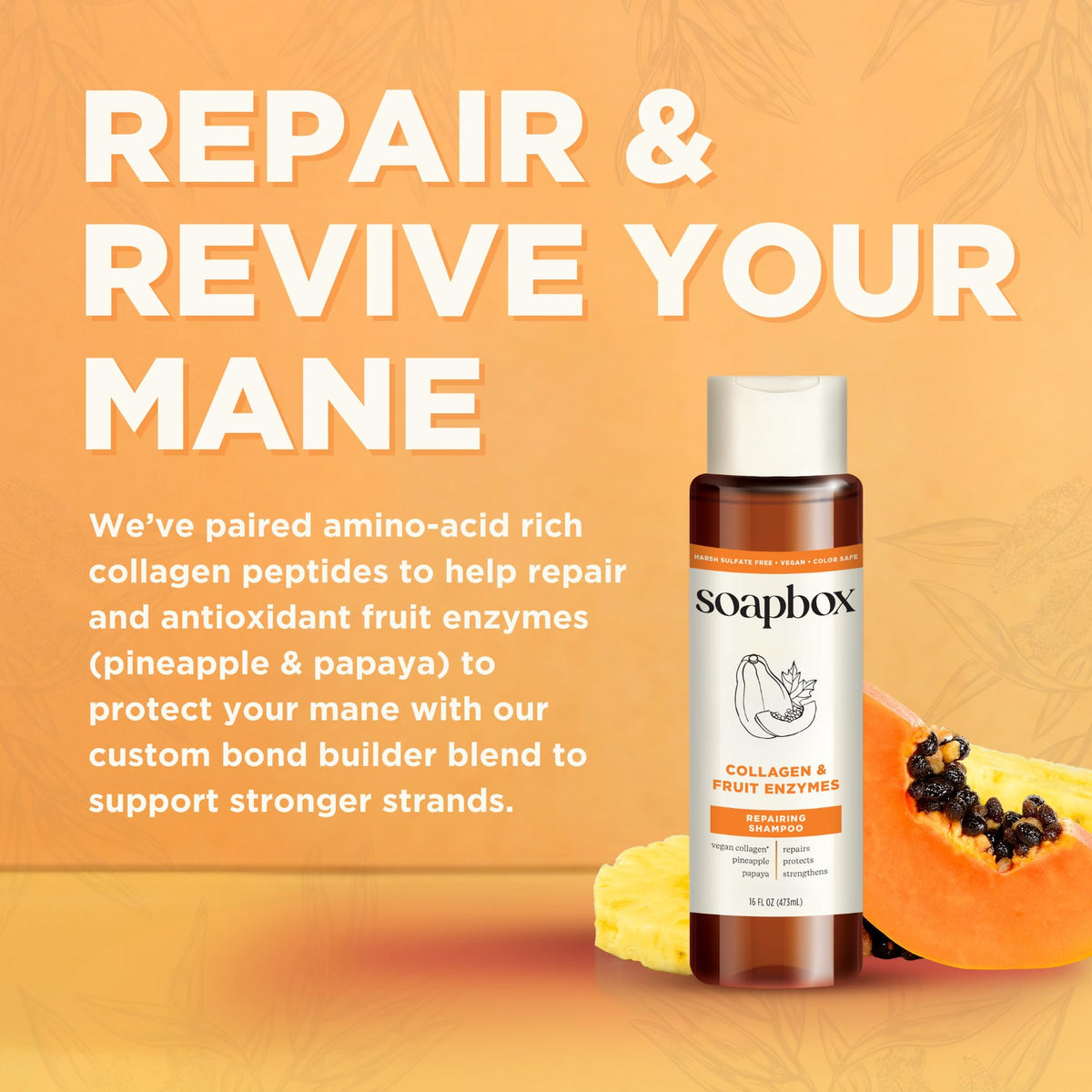 Soapbox Collagen & Fruit Enzymes Conditioner texture close-up