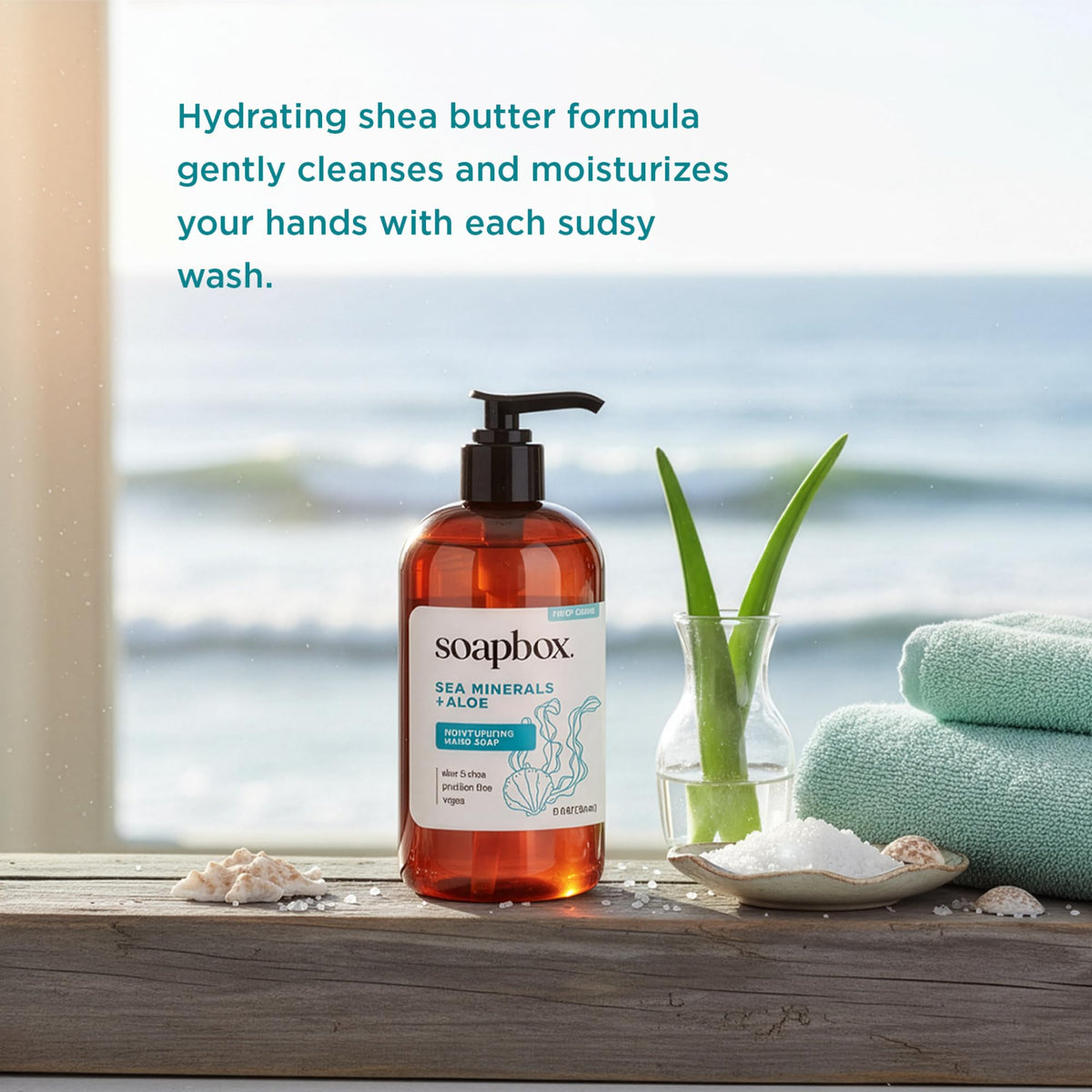 Soapbox Liquid Hand Soap Coconut close-up showing texture