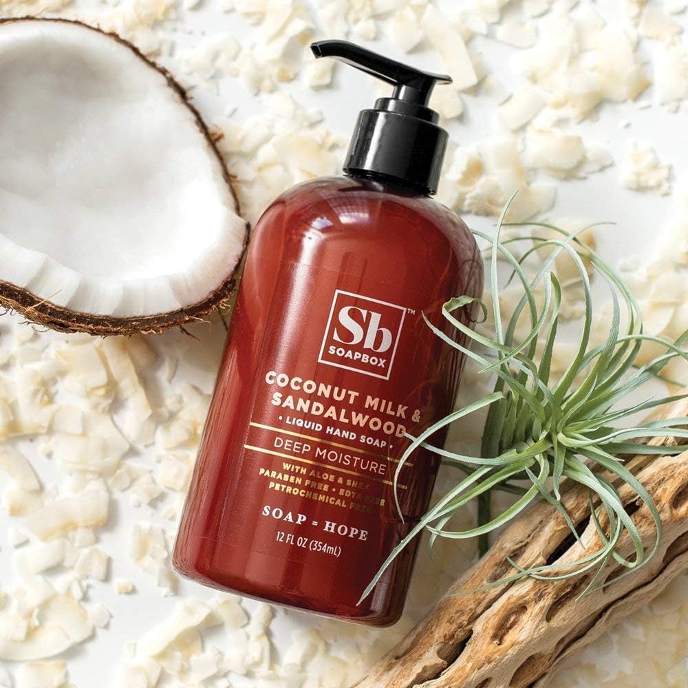 Soapbox Liquid Hand Soap Lavender bottle close-up