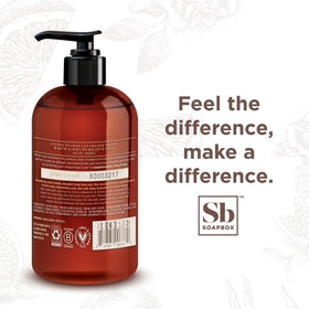 Soapbox Liquid Hand Soap Meyer Lemon bottle close-up