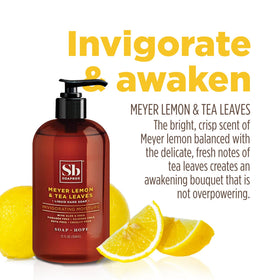 Soapbox Liquid Hand Soap Meyer Lemon front view