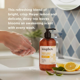 Soapbox Liquid Hand Soap packaging side view