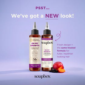 Soapbox Oh My Growth Hair 2pk back view showing ingredients