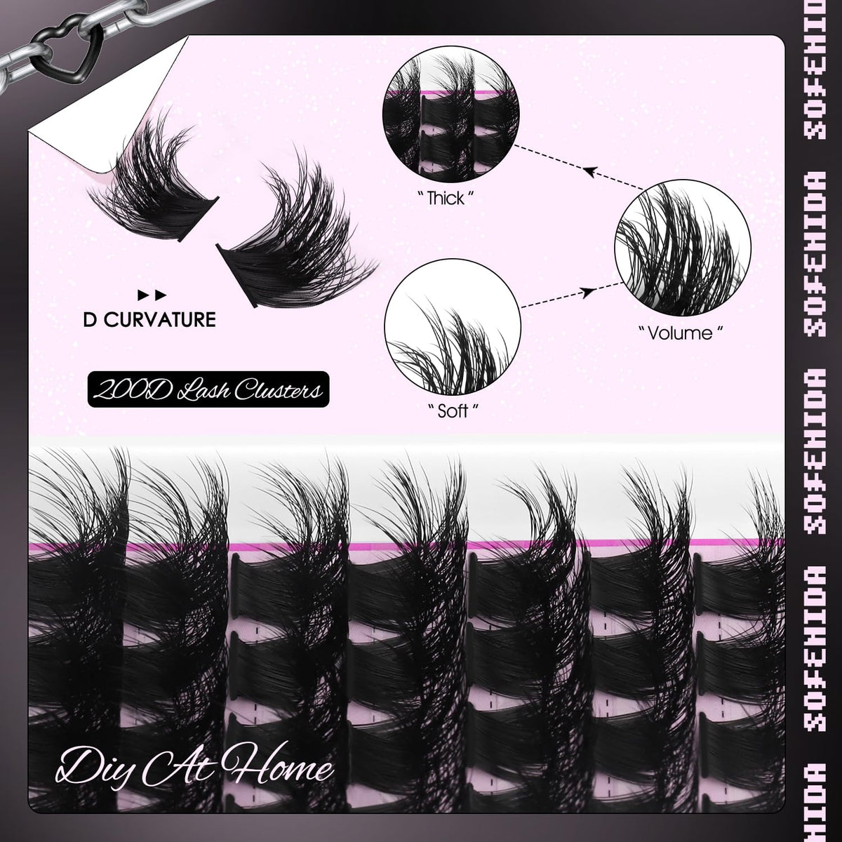 SOFENIDA Lash Clusters Kit packaging front view