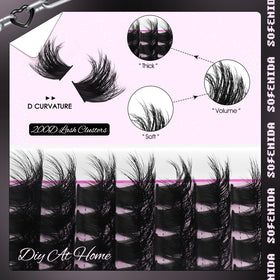 SOFENIDA Lash Clusters Kit packaging front view