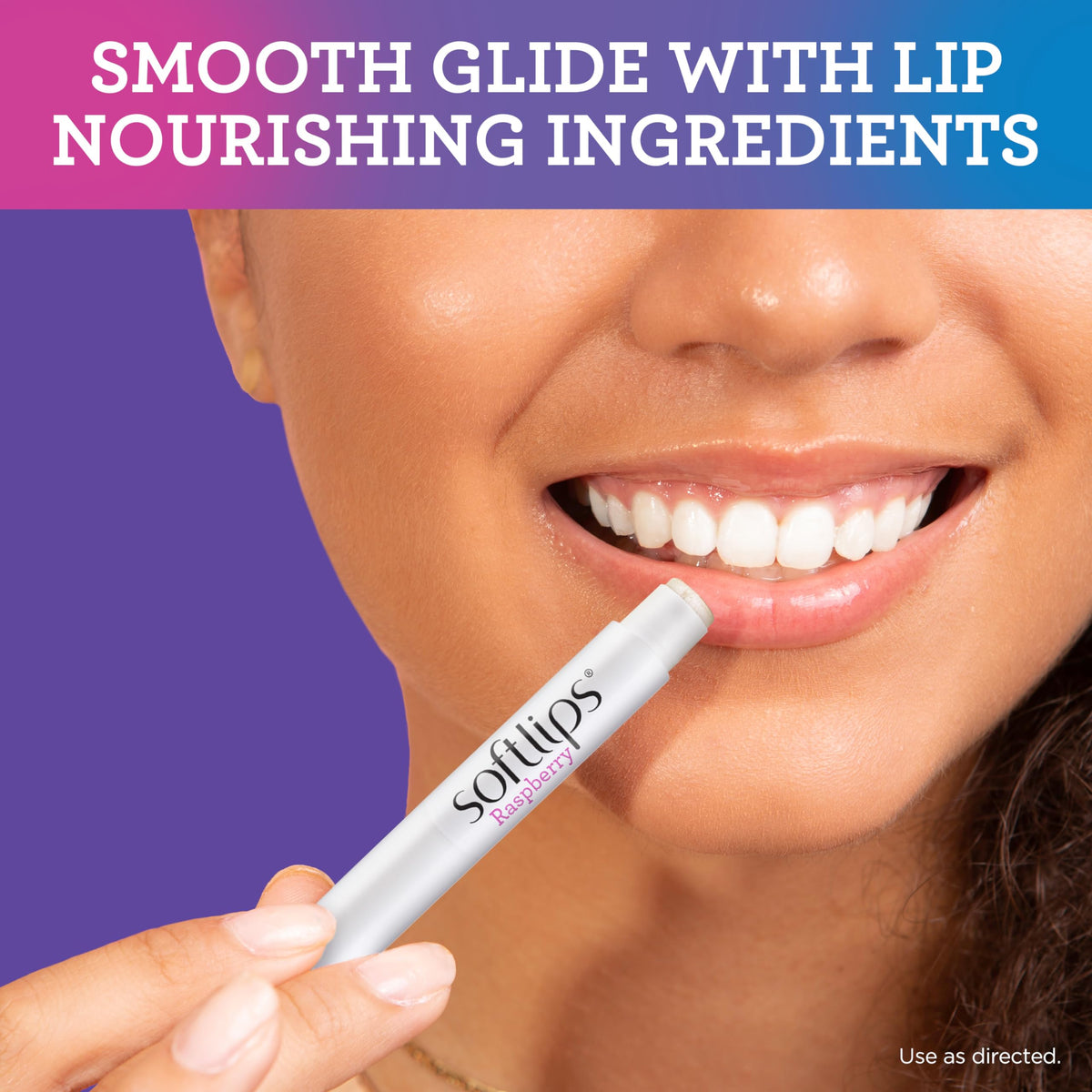 SoftLips lip balms in a pocket for easy access