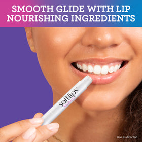 SoftLips lip balms in a pocket for easy access