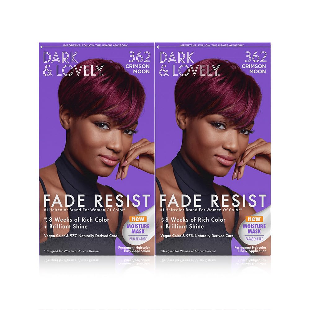 SoftSheen Dark and Lovely Fade Resist Hair Color packaging front view