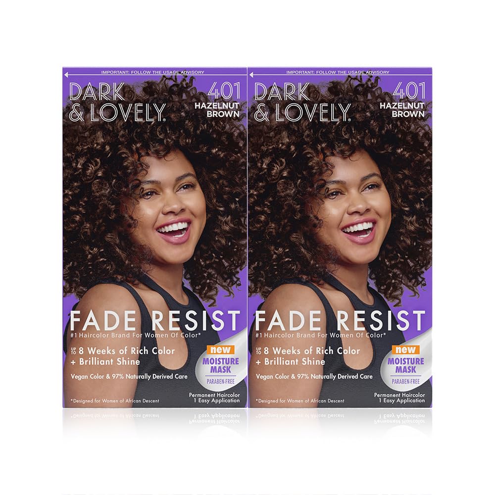 SoftSheen Dark and Lovely Fade Resist Hair Color packaging front view