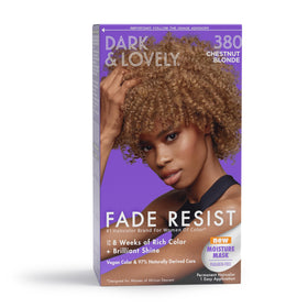 SoftSheen Dark and Lovely Fade Resist Rich Conditioning Color Chestnut Blonde 380 front view