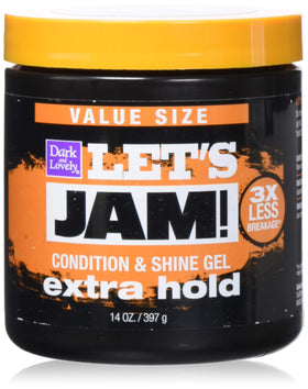 SoftSheen Let's Jam Extra Hold Gel 14 oz front view