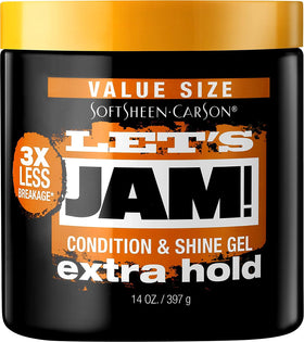 SoftSheen Let's Jam Extra Hold Hair Gel 14oz front view