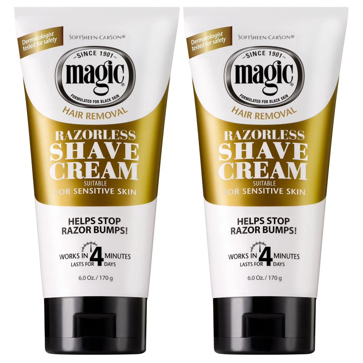 SoftSheen Magic Razorless Shaving Cream front view