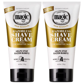 SoftSheen Magic Razorless Shaving Cream front view