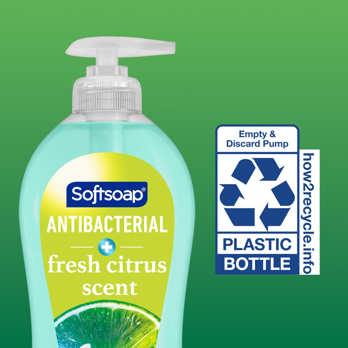 Softsoap Antibacterial Hand Soap Fresh Citrus packaging
