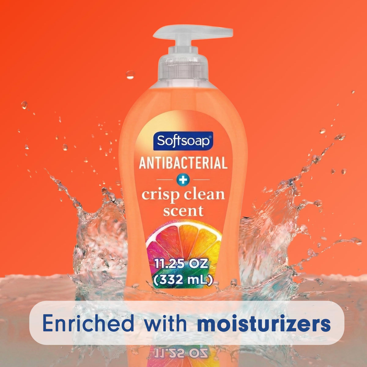 Softsoap Antibacterial Liquid Hand Soap in a kitchen setting