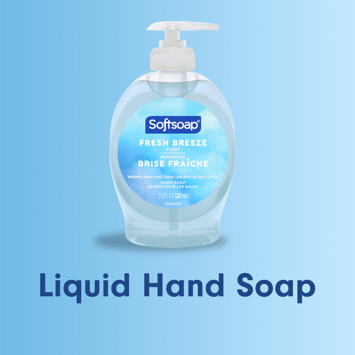 Softsoap Liquid Hand Soap Fresh Breeze in a bathroom setting