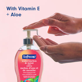 Softsoap Liquid Hand Soap Watermelon Mint 332 mL side view