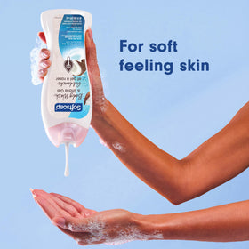 Softsoap Moisturizing Body Wash and Shave Gel with rich coconut scent