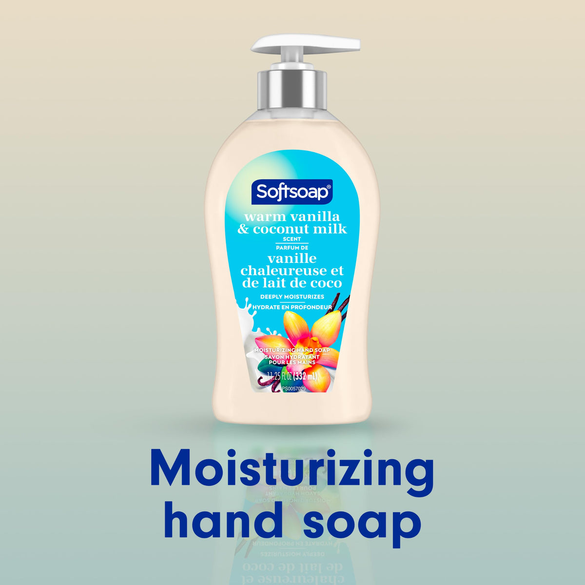 Softsoap Warm Vanilla and Coconut Milk Hand Soap 11.25 oz group of six bottles