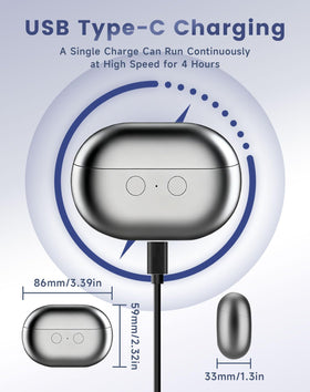 soglude Electric Nail Clippers close-up of rounded blade