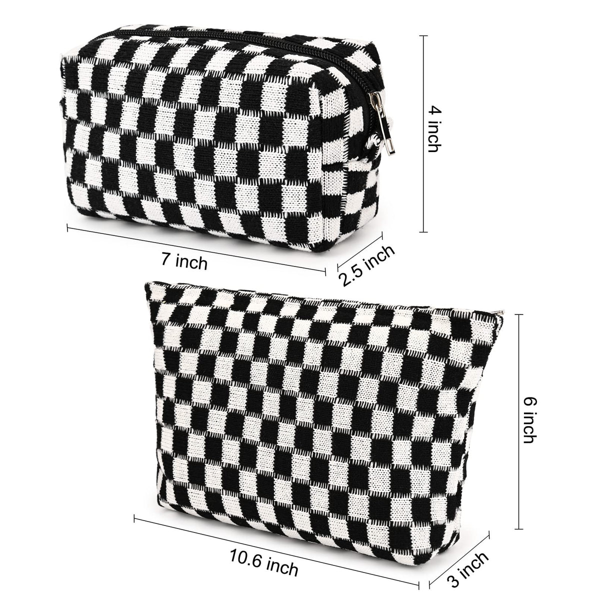 SOIDRAM large capacity cosmetic bag side view