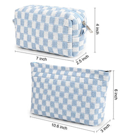 SOIDRAM large capacity makeup bag open showing contents