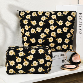 SOIDRAM large cosmetic bag open showing interior storage