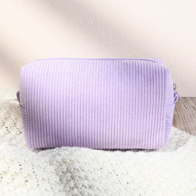 SOIDRAM large cosmetic bag with metal zipper detail