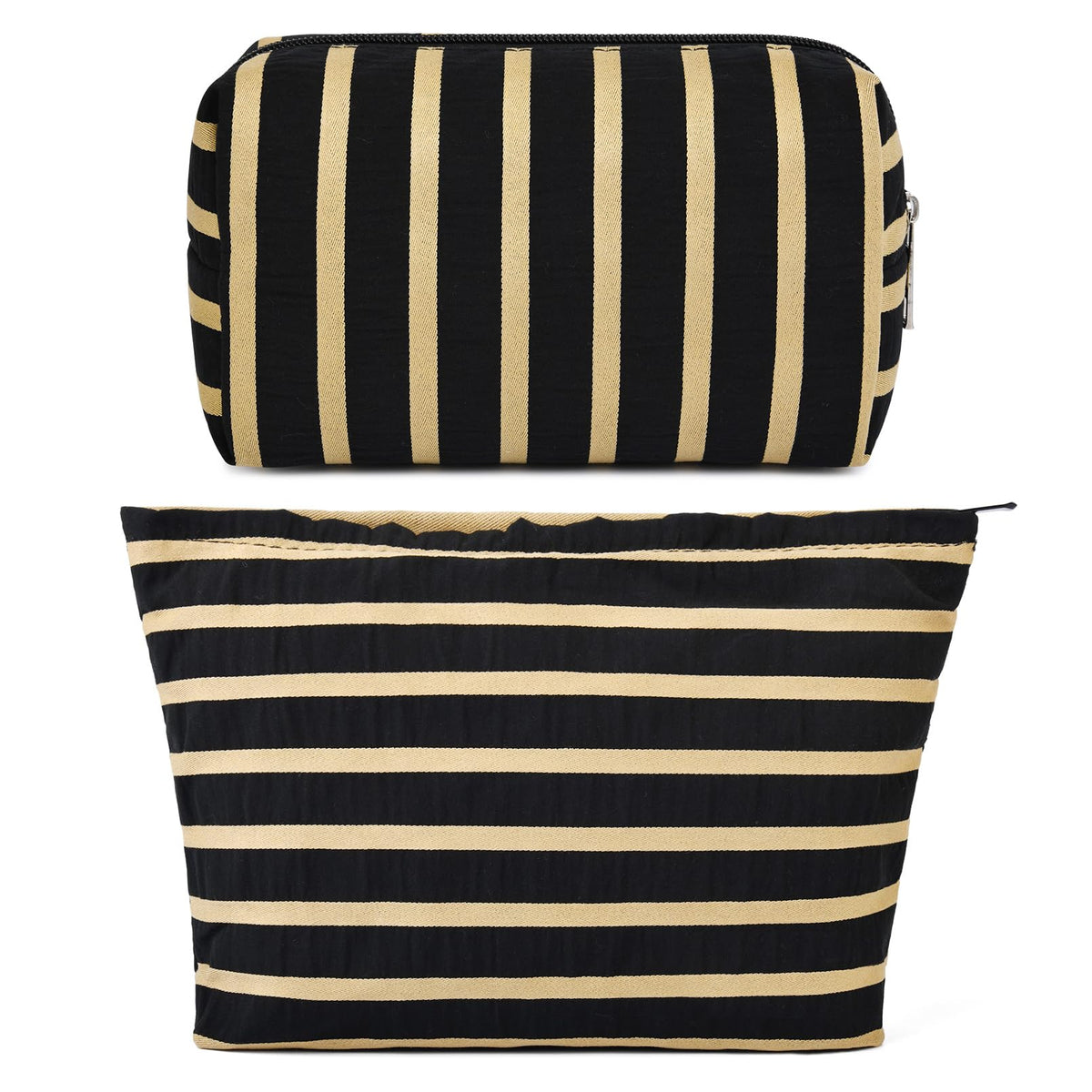SOIDRAM large stripe makeup bag front view