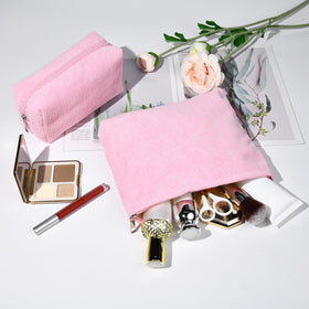 SOIDRAM makeup bag in travel suitcase