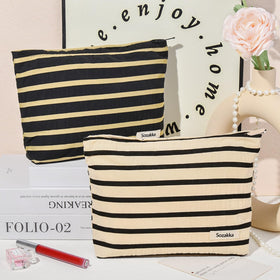 SOIDRAM makeup bag set showing both bags side by side