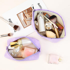 SOIDRAM makeup bag set with makeup brushes and cosmetics inside