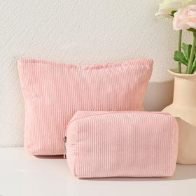 SOIDRAM makeup bags in a lifestyle setting