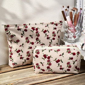 SOIDRAM Rose Makeup Bag Set packaging view