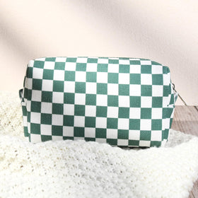 SOIDRAM small checkered bag for cosmetics