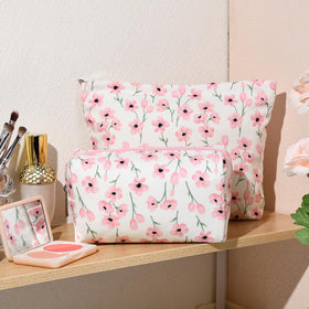 SOIDRAM small makeup bag with zipper detail