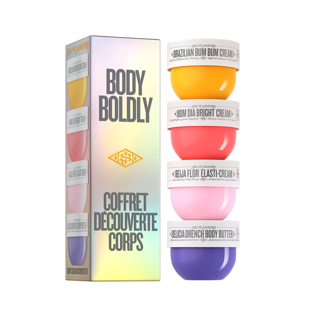 Sol de Janeiro Body Boldly Discovery Set including four mini creams