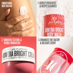 Sol de Janeiro Bom Dia Bright Body Wash 90mL with foam texture