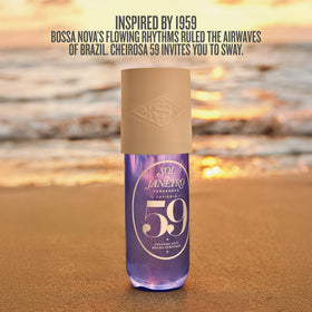 Sol de Janeiro Cheirosa 59 Hair & Body Fragrance Mist Refill 240mL on a vanity