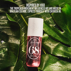 Sol de Janeiro Cheirosa 68 Hair & Body Fragrance Mist 240mL on a vanity