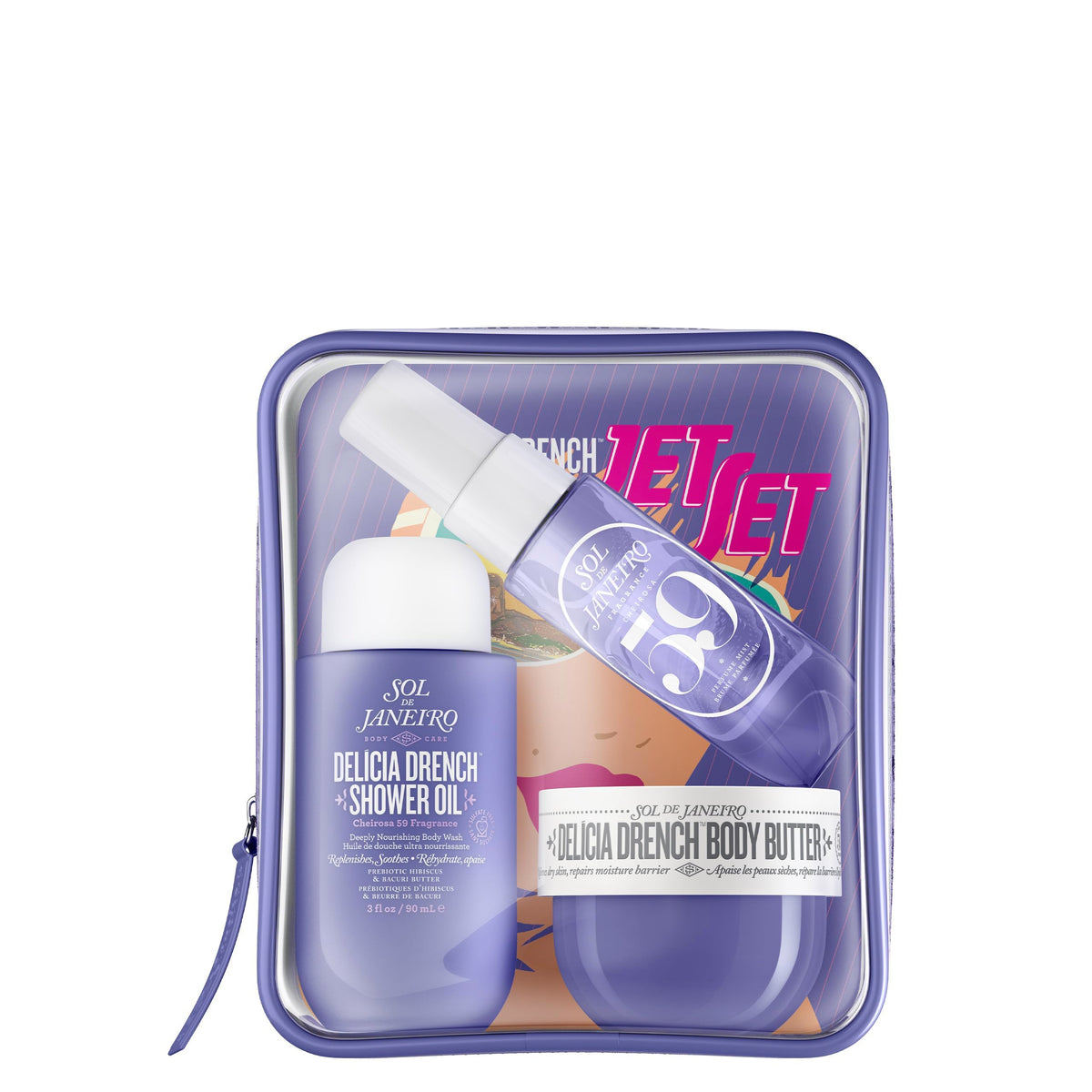 Sol de Janeiro Delicia Drench Jet Set packaging front view