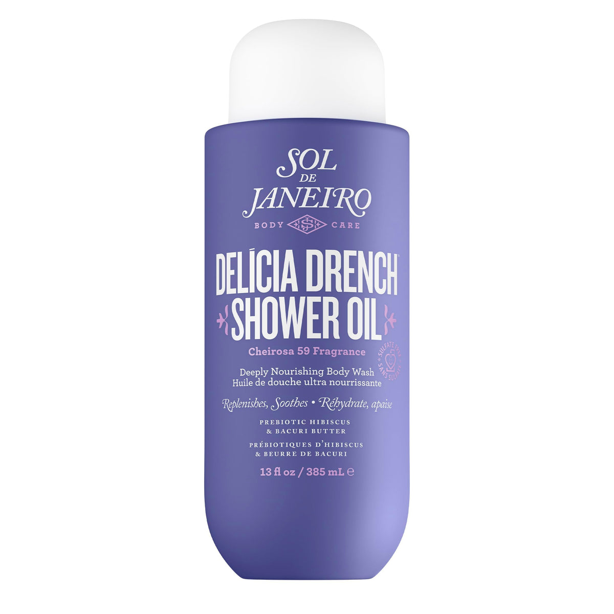 Sol de Janeiro Delícia Drench Shower Oil 385mL front view